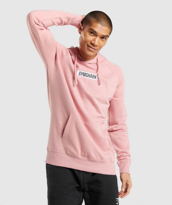Panske Mikiny S Kapucňou Gymshark Central Ruzove | OD8420765